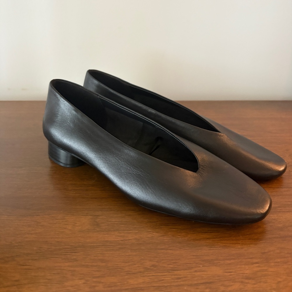 Zara leather glove heel